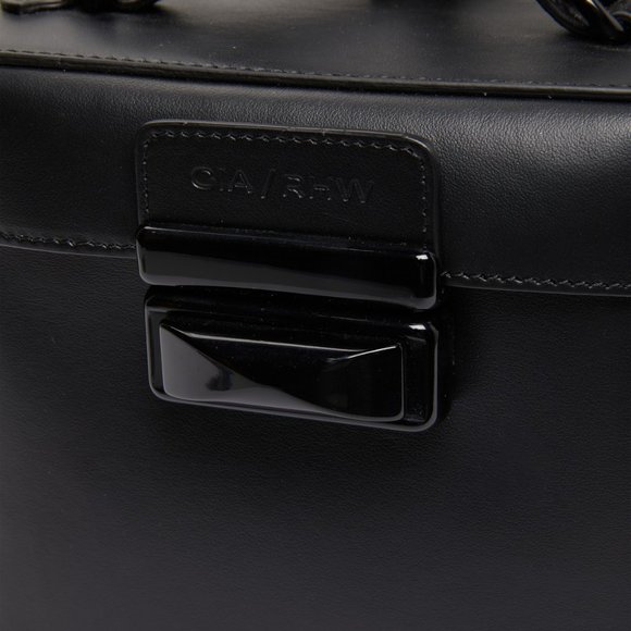 Gia Borghini RHW Small Camera Bag Calfskin Black New - Picture 9 of 10